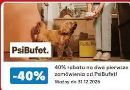 Kaufland PsiBufet 40% rabatu na dwa pierwsze zamówienia oferta