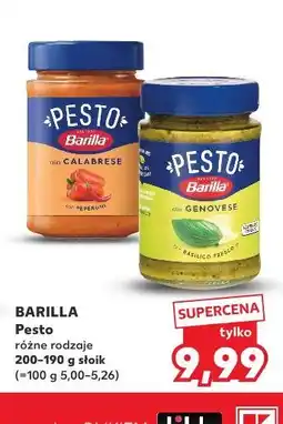 Kaufland Pesto Barilla różne rodzaje oferta