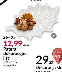 Agata Meble Patera dekoracyjna liść oferta