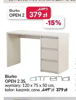 Agata Meble Biurko Open 2 3S Ditrend oferta