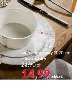 Agata Meble Talerz deserowy Winter 20 cm oferta