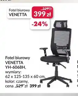 Agata Meble Fotel biurowy Venetta YH-6068H oferta