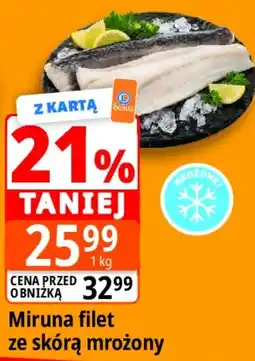 E.Leclerc Miruna filet ze skórą mrożony oferta