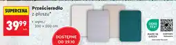 Biedronka Prześcieradło z pluszu* oferta
