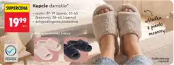 Biedronka Kapcie damskie oferta