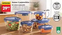 Biedronka Zestaw 2 pojemników na żywność oferta