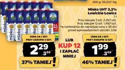Netto Mleko UHT 3,2% Łowickie Łowicz oferta