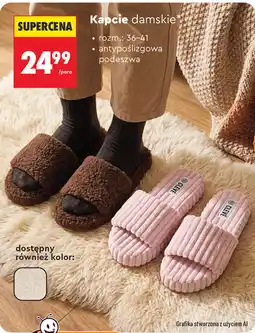 Biedronka Kapcie damskie oferta