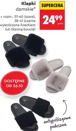 Biedronka Klapki damskie oferta