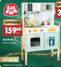 Biedronka Kuchnia drewniana Elefun oferta