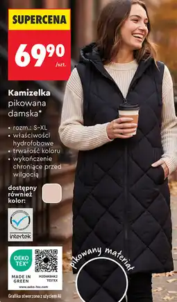 Biedronka Kamizelka pikowana damska oferta