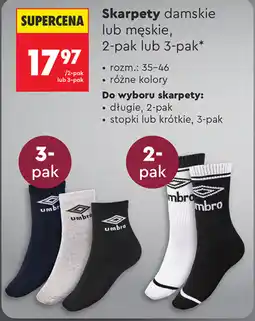 Biedronka Skarpety Umbro oferta