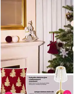 Pepco Poduszka dekoracyjna z haftowanymi choinkami oferta
