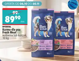 Biedronka OptiVital Karma dla psa Fresh Meat oferta