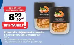 Netto Krewetki w oleju o smaku czosnku z natką pietruszki Connoisseur oferta