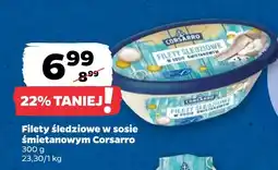 Netto Filety śledziowe w sosie śmietanowym Corsarro oferta