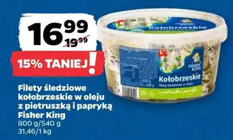 Filety śledziowe kołobrzeskie w oleju z pietruszką i papryką Fisher King