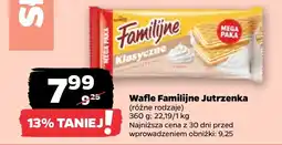 Netto Wafle Familijne Jutrzenka oferta