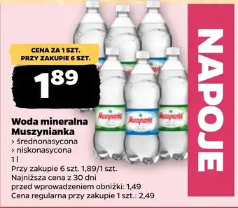 Woda mineralna Muszynianka