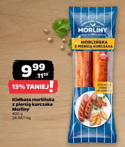 Netto Kiełbasa morlińska z piersią kurczaka Morliny oferta