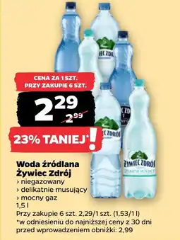 Netto Woda źródłana Żywiec Zdrój oferta
