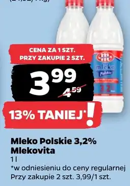 Netto Mleko Polskie 3,2% Mlekovita oferta