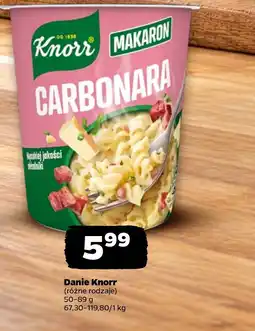Netto Makaron Carbonara Knorr oferta