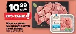 Netto Mięso na gulasz wieprzowy z szynki Sztuka Mięsa oferta