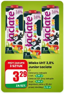 Dino Mleko UHT 3,8% Junior Łaciate oferta