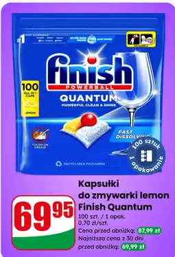 Dino Kapsułki do zmywarki lemon Finish Quantum oferta