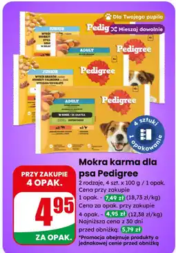Dino Mokra karma dla psa Pedigree oferta