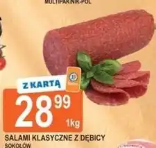 E.Leclerc Salami Klasyczne z Dębicy Sokołów oferta