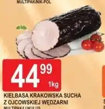 E.Leclerc Kiełbasa Krakowska Sucha z Ojcowskiej Wędzarni Multipak/Lukulus oferta