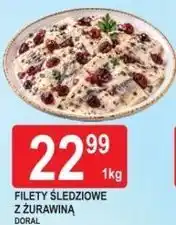E.Leclerc Filety śledziowe z żurawiną Doral oferta