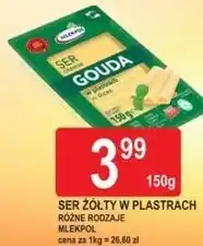 E.Leclerc Ser żółty w plastrach Mlekpol oferta