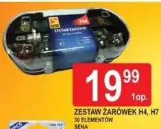 E.Leclerc Zestaw żarówek H4, H7 30 elementów Sena oferta