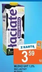 E.Leclerc Mleko UHT 1,5% bez laktozy Łaciate oferta