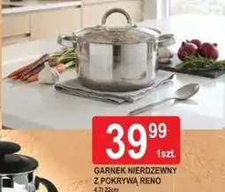 E.Leclerc Garnek nierdzewny z pokrywą Reno Altom 4,7l 22cm oferta