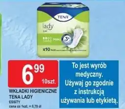 E.Leclerc WKŁADKI HIGIENICZNE TENA LADY oferta