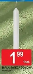 E.Leclerc Biała świeca domowa Mueller oferta