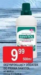 E.Leclerc Dezynfekujący dodatek do prania Sanytol AC Marca oferta