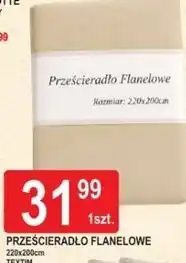 E.Leclerc Prześcieradło flanelowe TEXTIM 220x200cm oferta