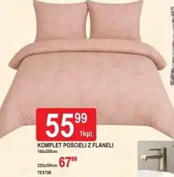 E.Leclerc Komplet pościeli z flaneli TEXTIM 160x200cm oferta