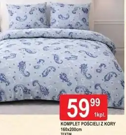 E.Leclerc Komplet pościeli z kory TEXTIM 160x200cm oferta