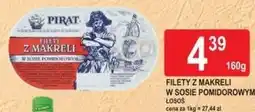 E.Leclerc Filety z makreli w sosie pomidorowym Pirat Łosoś oferta