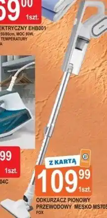 E.Leclerc Odkurzacz pionowy przewodowy Mesko MS7059 Fox oferta