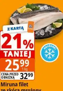 E.Leclerc Miruna filet ze skórą mrożony oferta