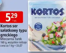 E.Leclerc Kortos ser sałatkowy typu greckiego Mleczarnia Turek oferta