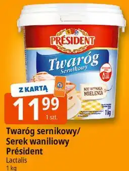 E.Leclerc Twaróg sernikowy/Serek waniliowy Président oferta
