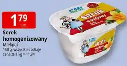 E.Leclerc Serek homogenizowany Mlekpol oferta